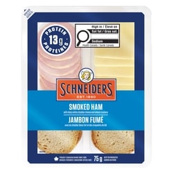 Schneiders Mini charcuterie de jambon fumé 75 g, 3,33 $/100g
