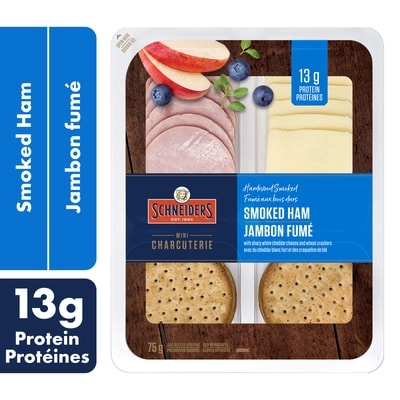 Schneiders Mini charcuterie de jambon fumé 75 g, 6,00 $/100g