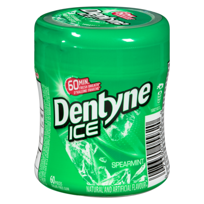 Dentyne Ice Sugar-Free Gum Spearmint 60 ea, $0.09/1ea