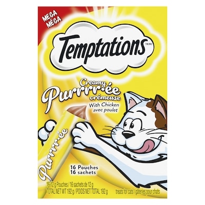 Gâteries pour chats purrrr-ée crémeuse avec poulet méga