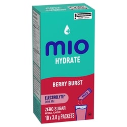 MiO Hydrate Berry Burst Electrolyte Drink Mix - 38 g | Zehrs