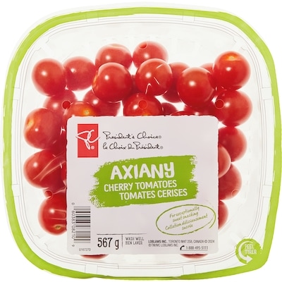 President's Choice Axiany Cherry Tomatoes 567 g, $1.06/100g