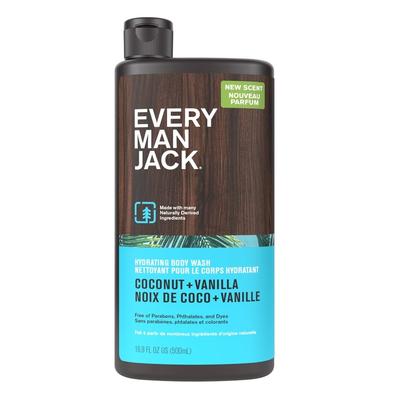 Every Man Jack Body Wash, Coconut + Vanilla - 500 ml | Dominion