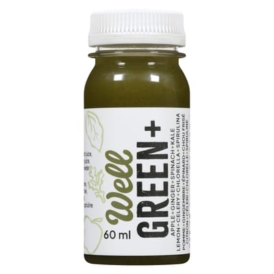 Well Green+  60 ml, $6.67/100ml