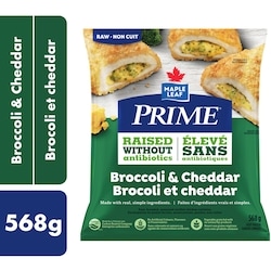 Broccoli & Cheddar Raw, Breaded, Seasoned Stuffed Chicken Cutlettes