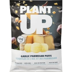Plant UP Garlic Parmesan Puffs 100 g, $4.99/100g