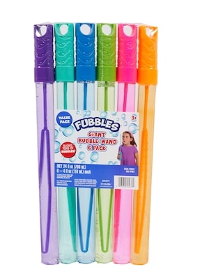 Fubbles Giant Bubble Wands 6 ea, $1.33/1ea