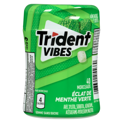 Vibes gomme sans sucre éclat de menthe verte