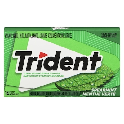 TRIDENT Sugar-Free Gum Spearmint 14 ea, $0.16/1ea