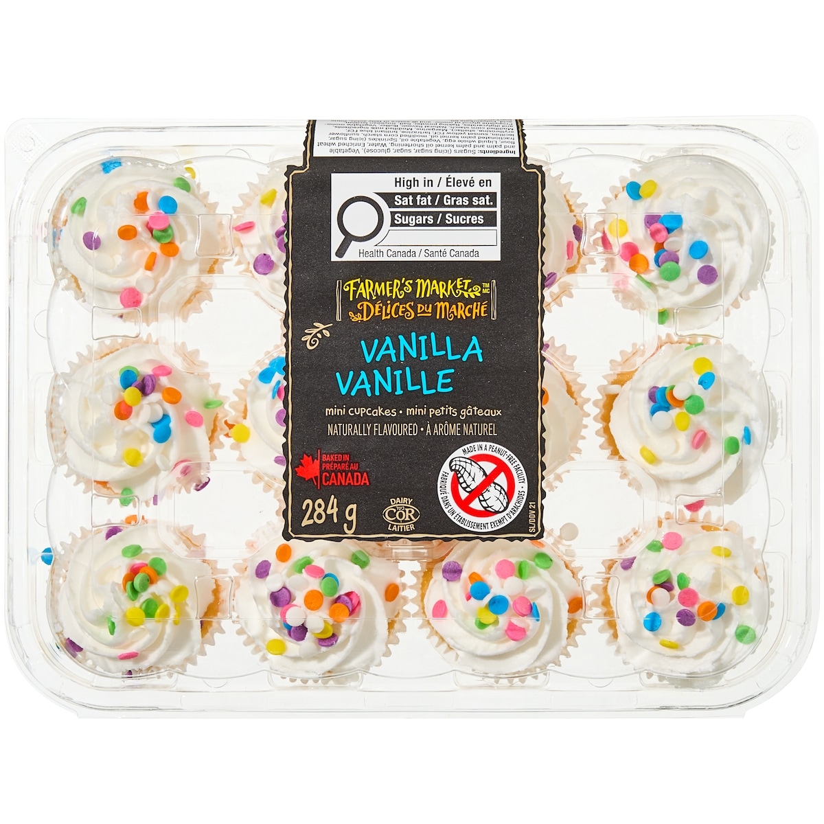 Farmer's Market Chocolate and Vanilla Mini Cupcakes