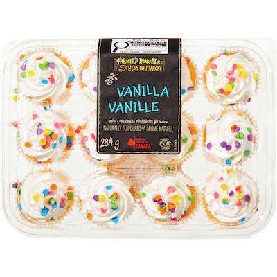 Farmer's Market Vanilla Mini Cupcakes 284 g, $1.41/100g