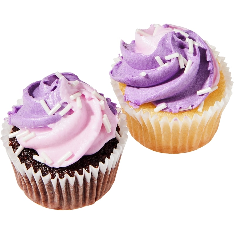 Chocolate & Vanilla Mini Cupcakes