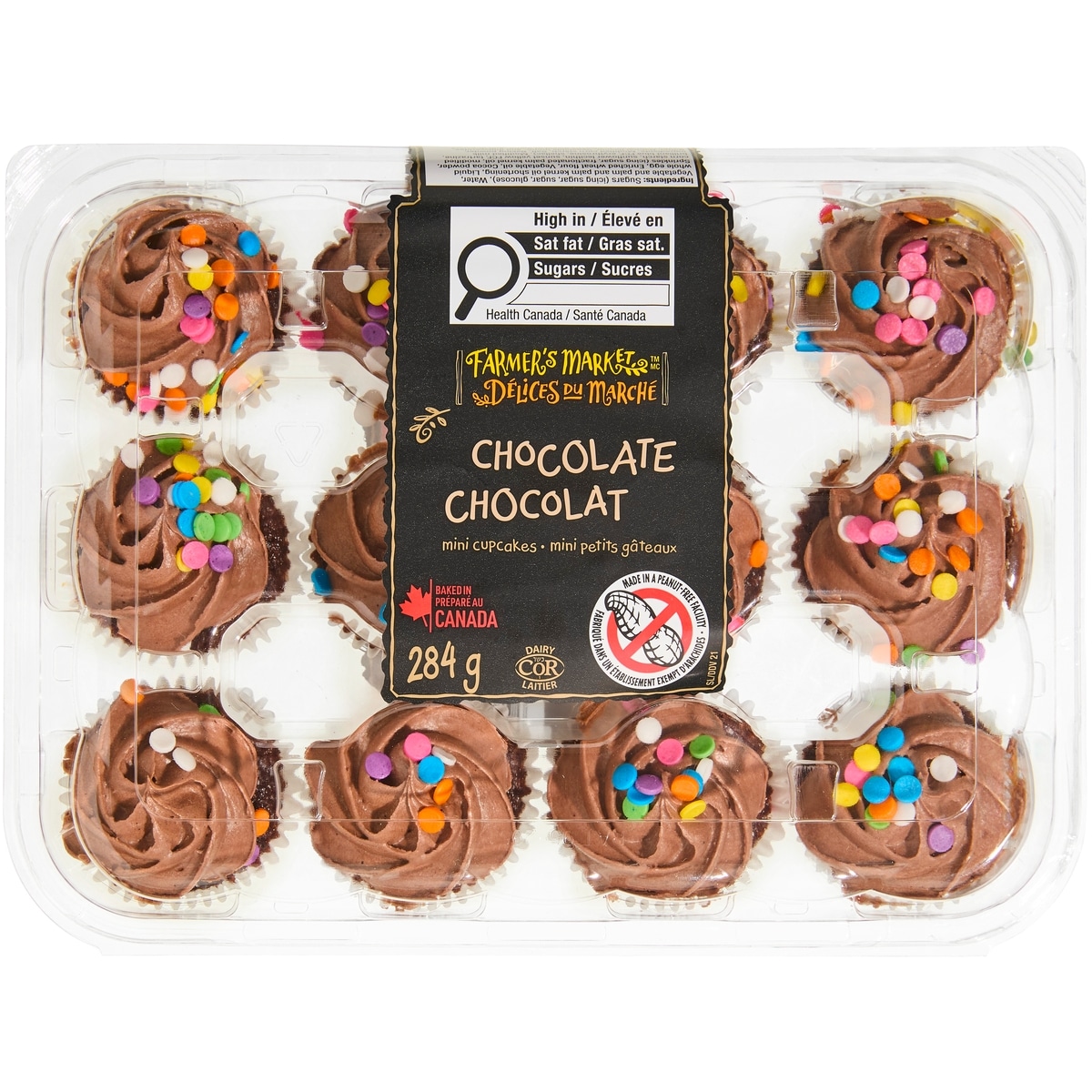 Farmer's Market Chocolate Mini Cupcakes