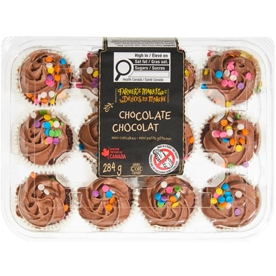 Délices du Marché Mini petits gâteaux au chocolat 284 g, 1,94 $/100g