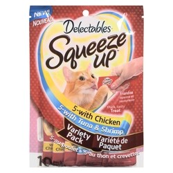 くんまちゃ出品　Gateway6枚セット＋他4CDセット Hartz Squeeze Up Treats For Cats Variety Pack - 140 g | Real