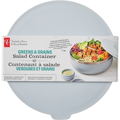 le Choix du Président Contenant à salade Verdure et grains – bleu 1 ea, 20,00 $/1ch