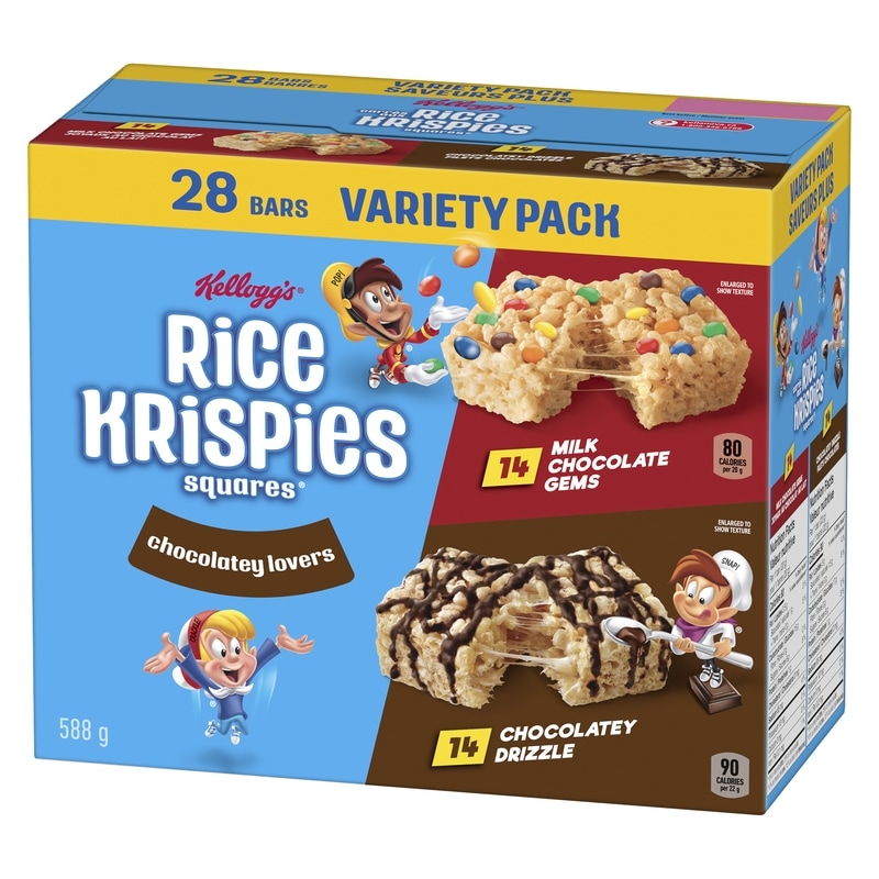 Rice Krispies Bars Chocolatey Lovers Variety Pack