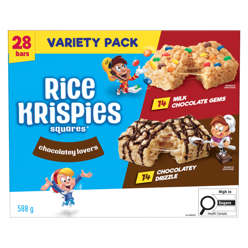 Rice Krispies Bars Chocolatey Lovers Variety Pack