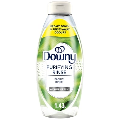 Downy Rinse & Refresh Laundry Odour Remover and Fabric Softener, Active Fresh, Safe On All Fabrics, HE Compatible 1.43 l, $1.05/100ml