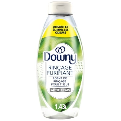 Downy Agent de rinçage éliminateur d’odeurs pour lessive, parfum Actif frais 1.43 l, 1,26 $/100ml