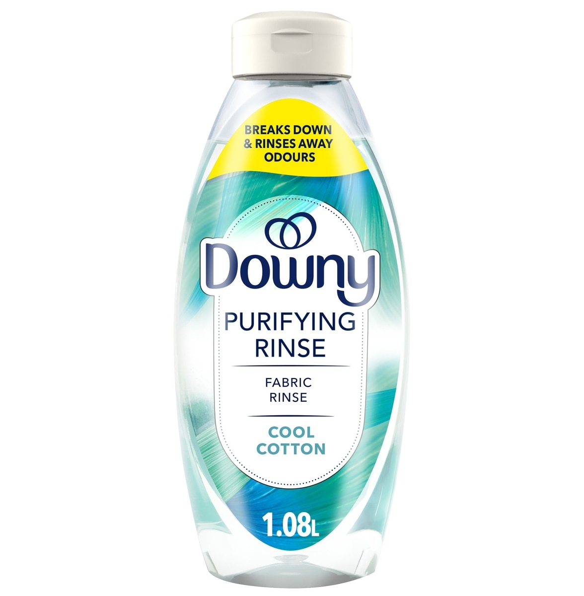 Downy Purifying Laundry Odour Remover and Fabric Softener, Cool Cotton, Safe On All Fabrics, HE Compatible 1.08 l, $0.93/100ml