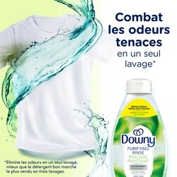 Downy liminateur d'odeurs pour lessive et assouplissant textile Rincer et  Rafrachir, Actif frais, sr pour tous les tissus, compatible avec les  laveuses HE - 1.09 l | Provigo