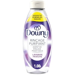 Downy Agent de rinçage pour tissus éliminateur d’odeurs pour lessive Rinçage purifiant, parfum Lavande fraîche 1.09 l, 1,28 $/100ml