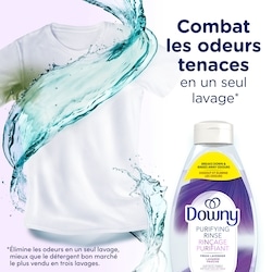 Downy liminateur d'odeurs pour lessive et assouplissant textile Rinage  Purifiant, sr pour tous les tissus, compatible avec les laveuses HE,  Lavande frache - 1.09 l | Your Independent Grocer