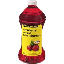 No Name Cranberry Cocktail 2.84 l, $0.18/100ml