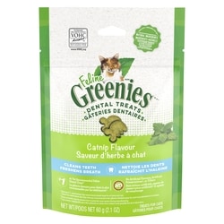Greenies Feline Treats For Cats Dental Treats Catnip Flavour 59.53 g, $8.38/100g