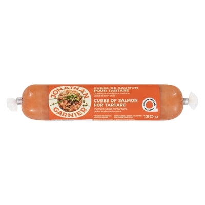 Jonathan Garnier Cubes de saumon pour tartare 130 g, 7,69 $/100g