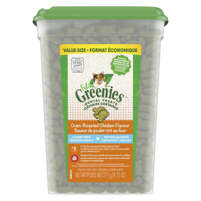 Dental Treats Treats For Cats Oven-Roasted Chicken Flavour Value Size