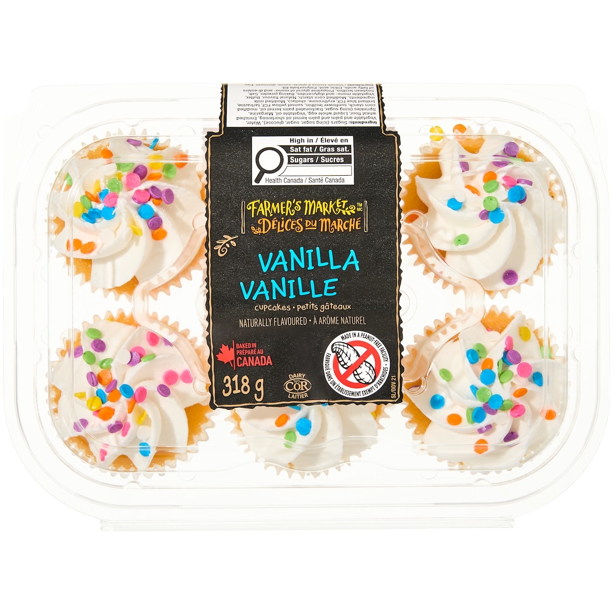 Farmer's Market Vanilla Cupcakes