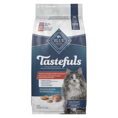 Blue Buffalo Tastefuls Natural Food For Cats Chicken & Brown Rice Recipe Adult Cat Weight & Hairball Control 0.9 kg, $1.44/100g