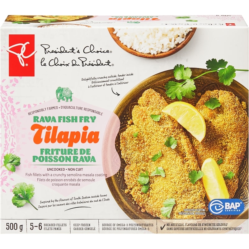 Rava Fish Fry Tilapia