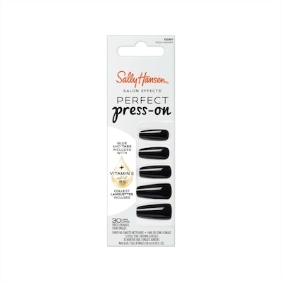 Sally Hansen Faux ongles à coller salon effects perfect press ons onyx-pected - co331 1 ea, 10,99 $/1ch