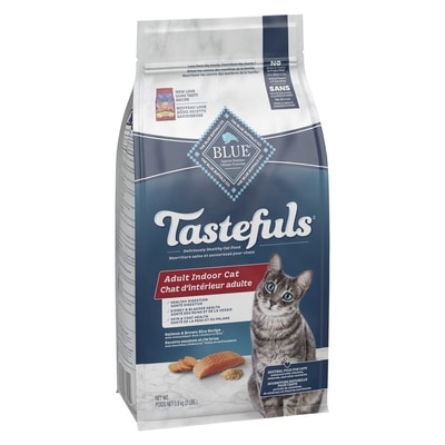 Tastefuls Natural Food For Cats Salmon & Brown Rice Recipe Adult Indoor Cat