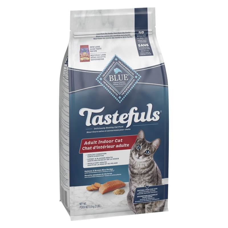 Tastefuls Natural Food For Cats Salmon & Brown Rice Recipe Adult Indoor Cat
