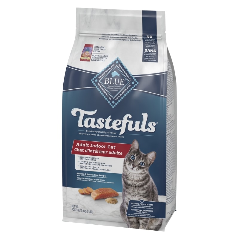 Tastefuls Natural Food For Cats Salmon & Brown Rice Recipe Adult Indoor Cat