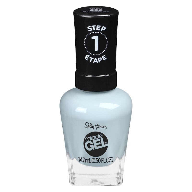 Miracle Gel Nail Color Step 1 668 Grand Cyan