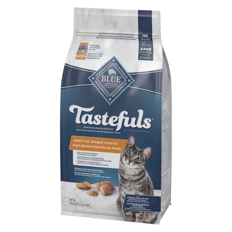 Tastefuls Natural Food For Cats Chicken & Brown Rice Recipe Adult Cat Weight Control