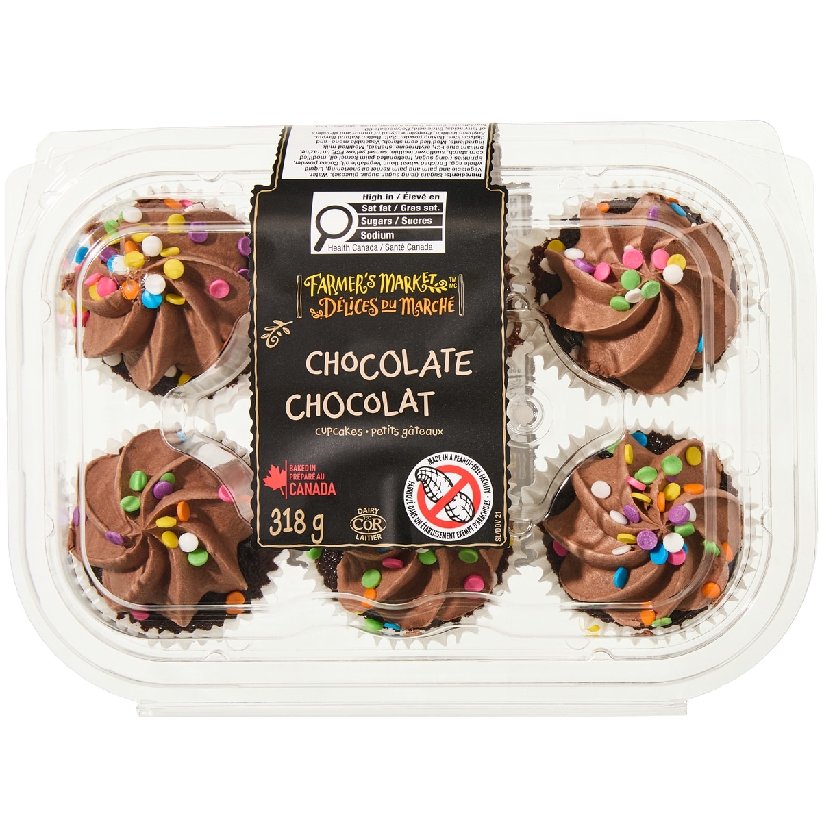 Farmer's Market Chocolate Cupcakes