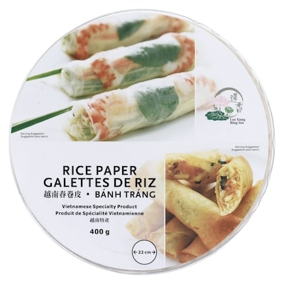 Len Xiang Rice Paper 400 g, $1.00/100g