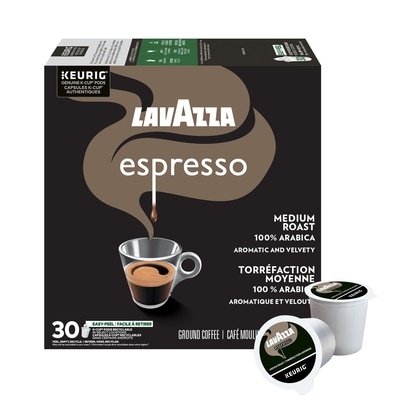 Lavazza Espressso, Medium Roast, K-Cup Coffee Pods, 30 Count 30 ea, $1.23/1ea