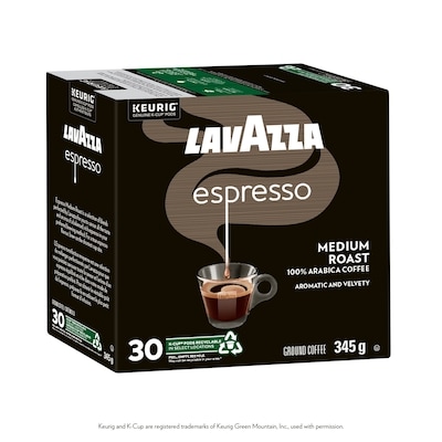 Lavazza Espressso, Medium Roast, K-Cup Coffee Pods, 30 Count - 30
