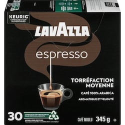 Lavazza Espresso café moulu torréfaction moyenne 30 ea, 0,87 $/1ch