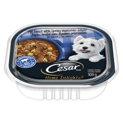 Cesar Home Delights Canine Cuisine Pot Roast With Spring Vegetables Dinner In Sauce 100 g, $1.99/100g
