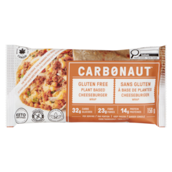 Carbonaut Wrap Gluten Free Plant Based Cheeseburger 156 g, $4.16/100g