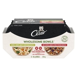 Cesar Wholesome bowls cuisine canine 85 g, 31,75 $/100g