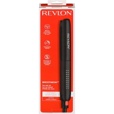 Revlon Smoothstay fer plat de 2,5 cm infusé d'huile de coco 1 ea, 51,99 $/1ch